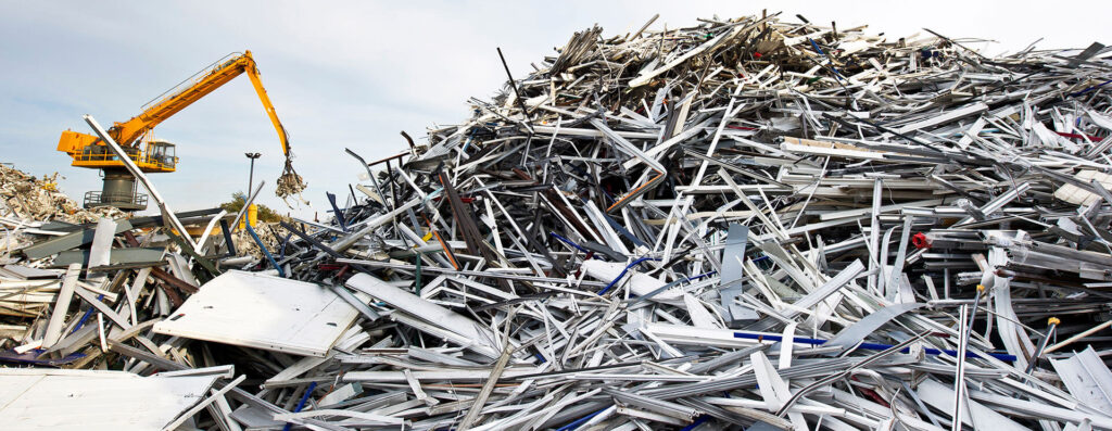 Metal scrap yard